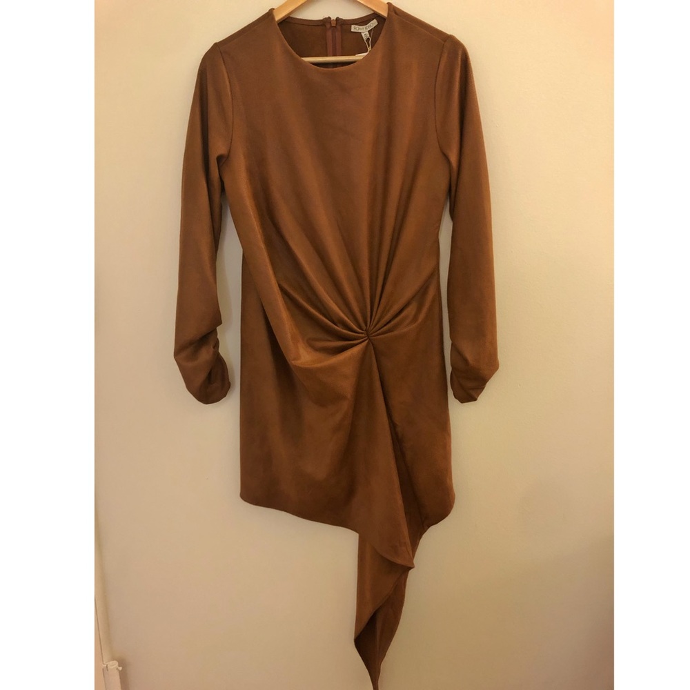Ronny Kobo Faux Leather Dress